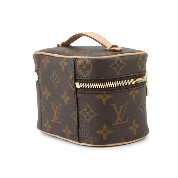 LOUIS VUITTON Nice nano Monogram Beige - Picture 2 of 9